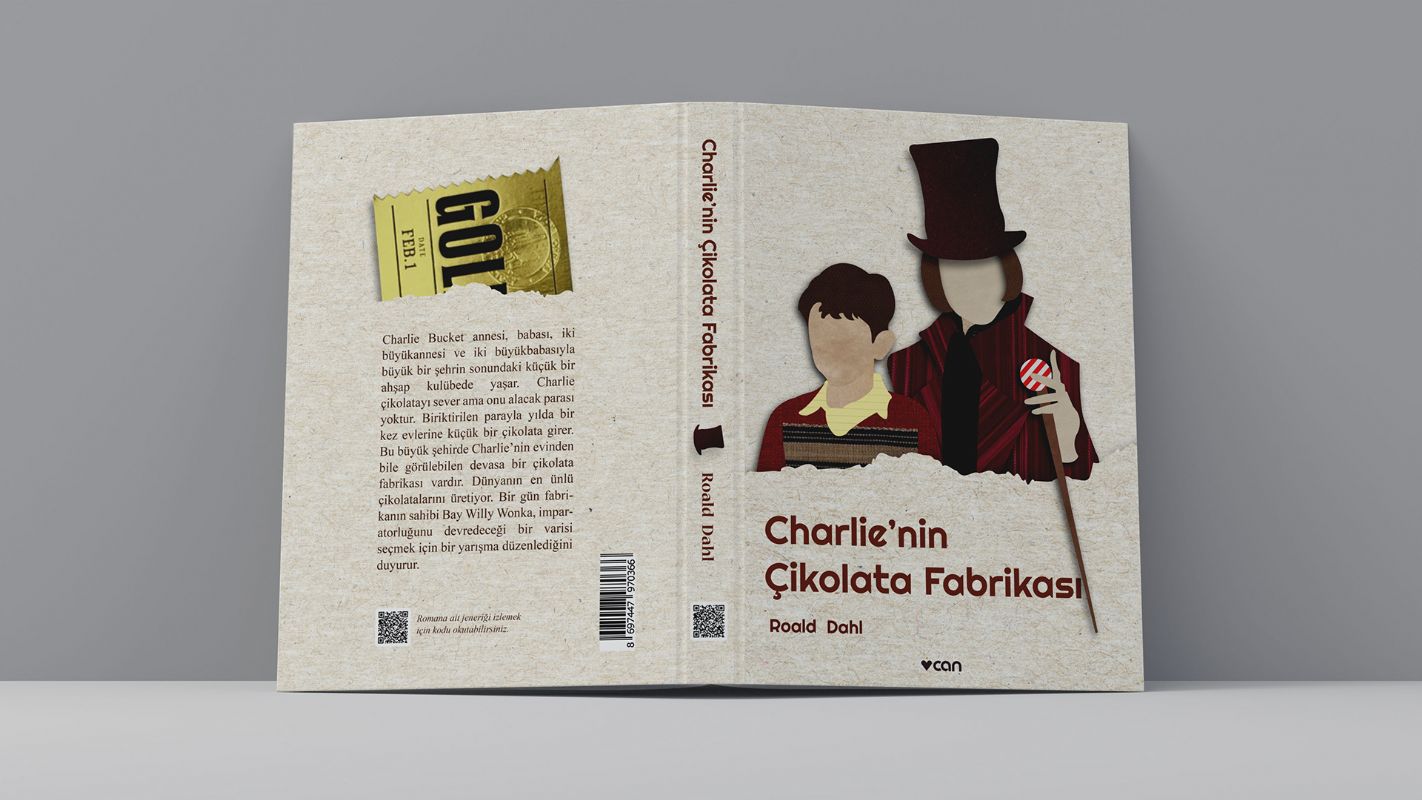 Charlie and the Chocolate Factory Book Cover Design