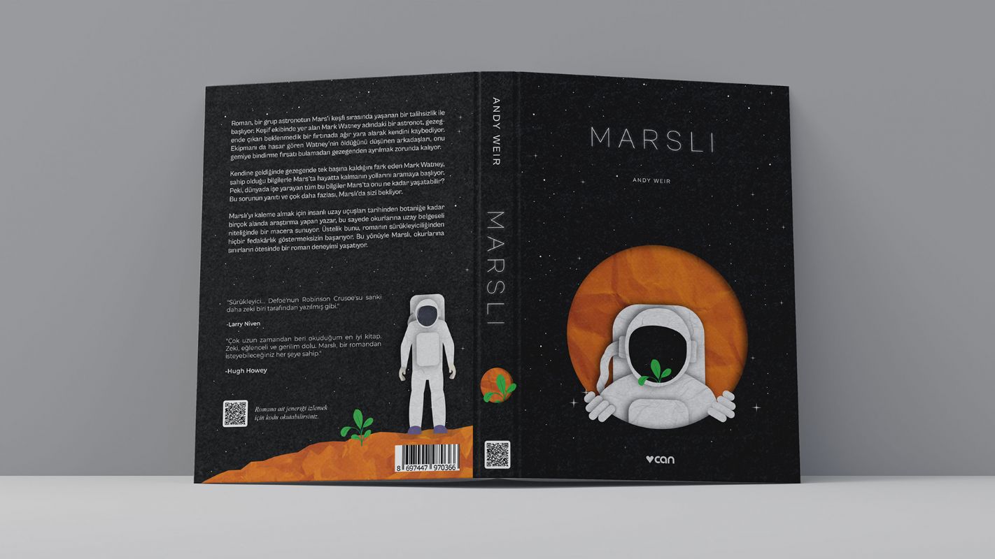 The Martian Book Cover Design